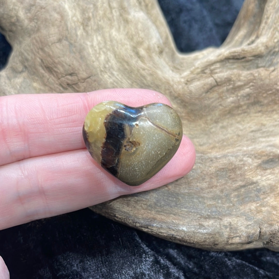 Assorted gemstone hearts