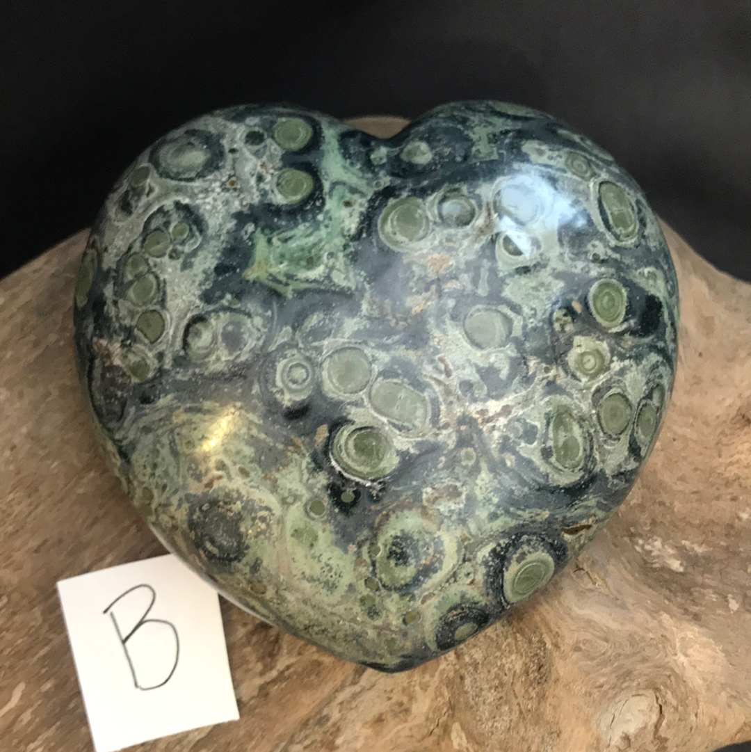 Kambaba “jasper” heart