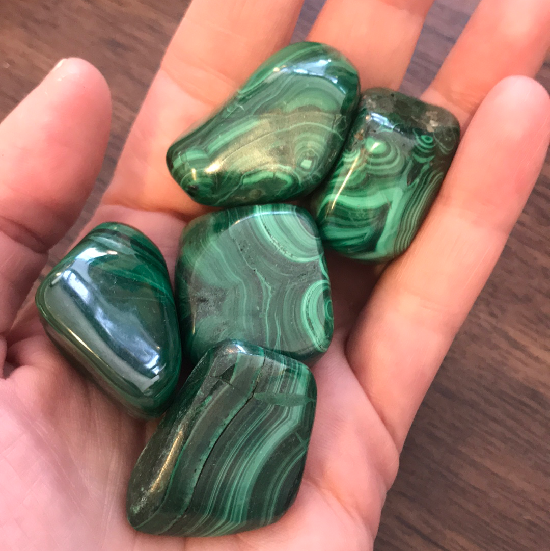 Tumbled Malachite