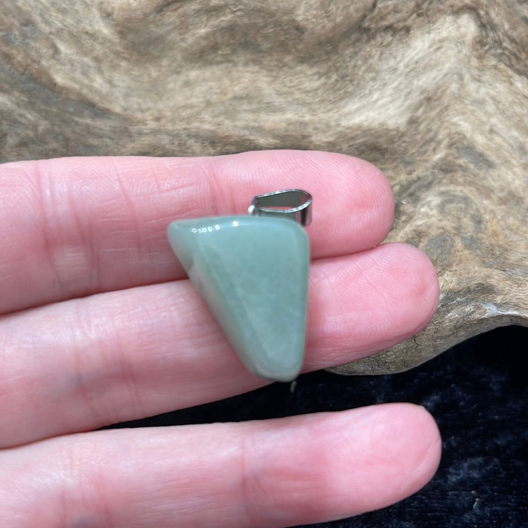 Points and Tumbled crystal pendants