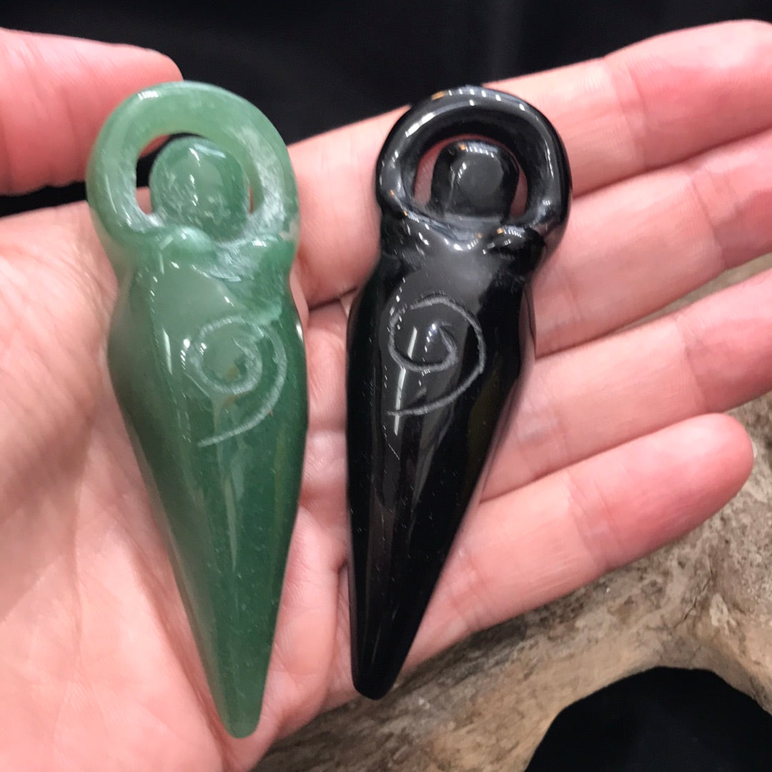 Gemstone Spiral Goddess