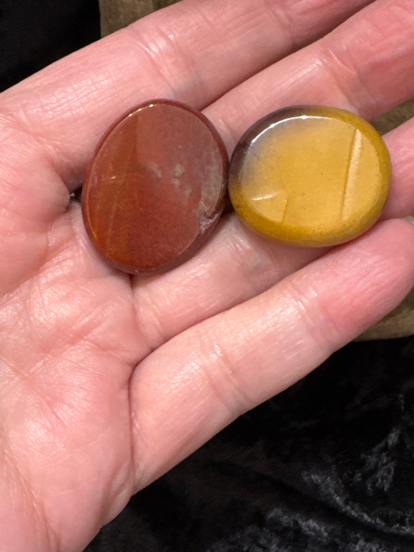Mookaite Jasper disk small