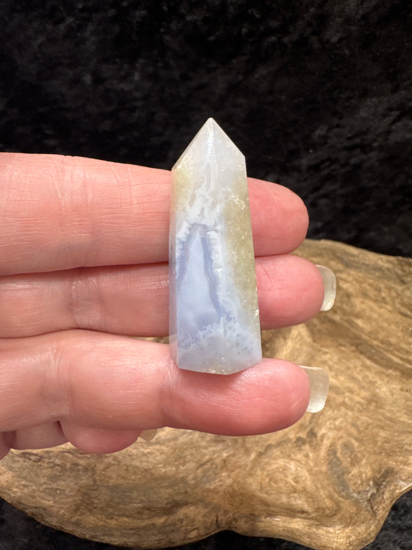 Blue Lace Agate tower