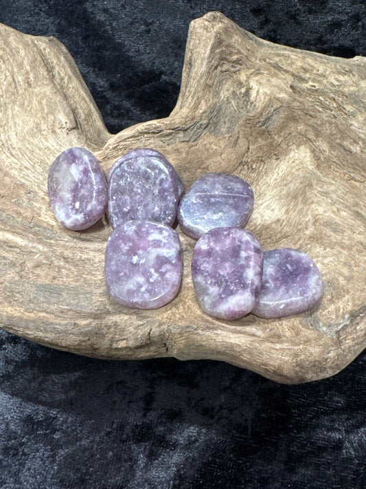 Lepidolite disk - small
