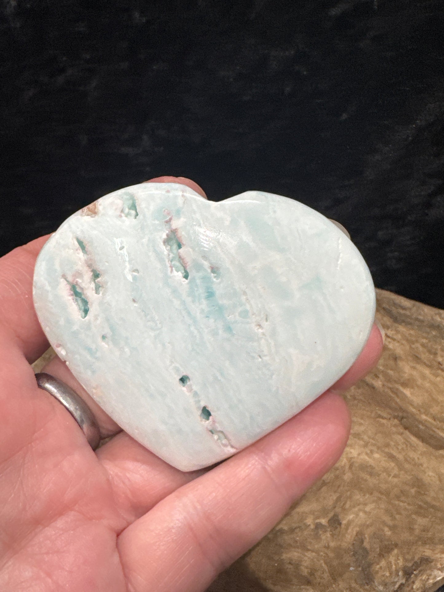 Caribbean Calcite Heart - Pakistan