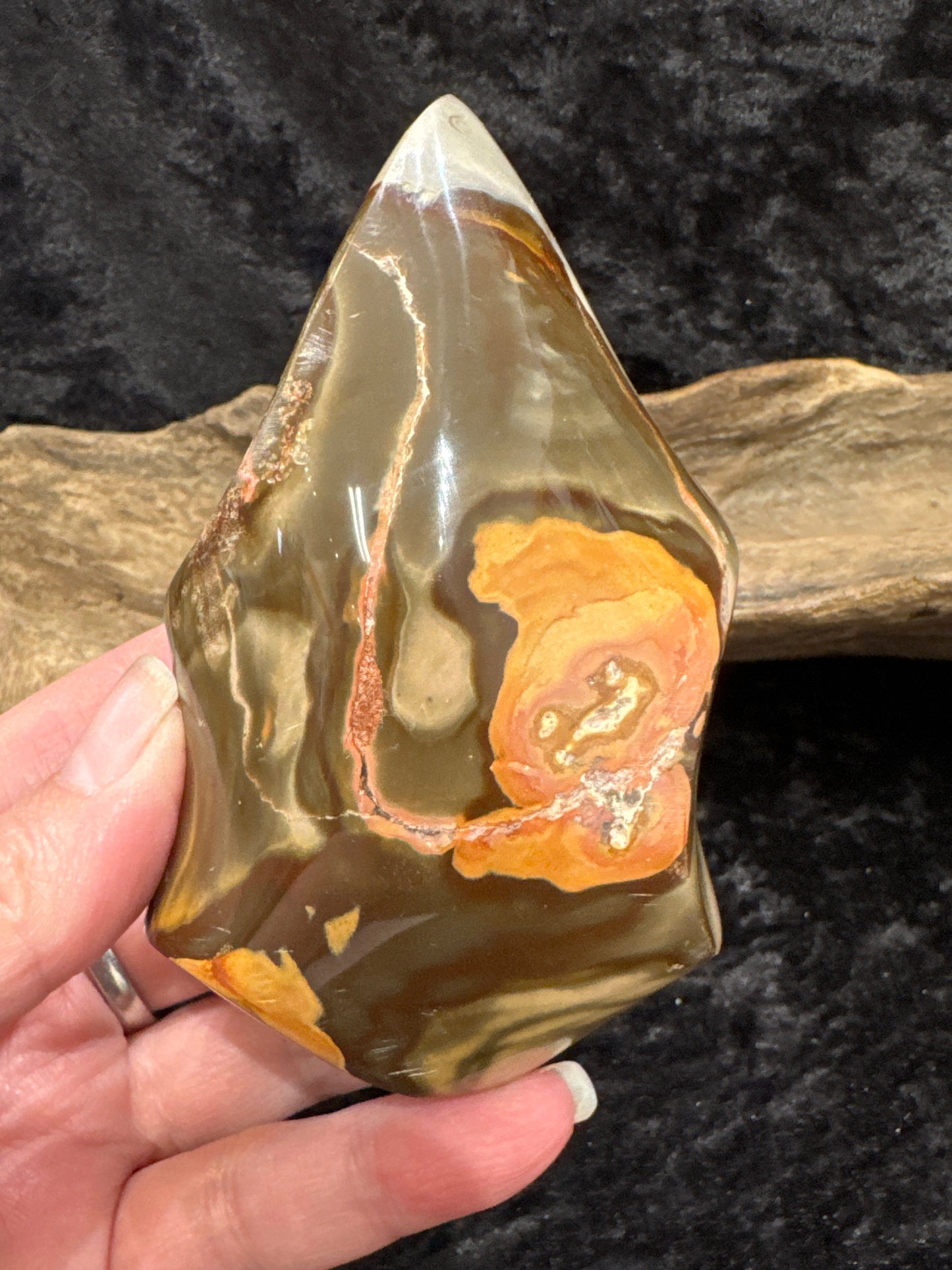 Polychrome Jasper Flames