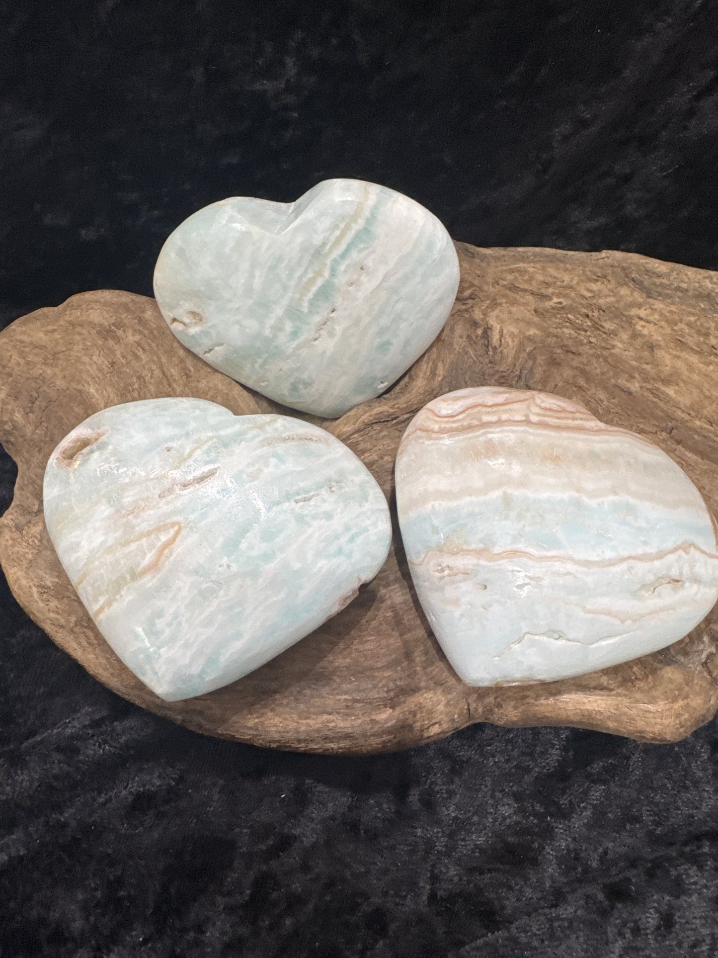 Caribbean Calcite Heart - Pakistan