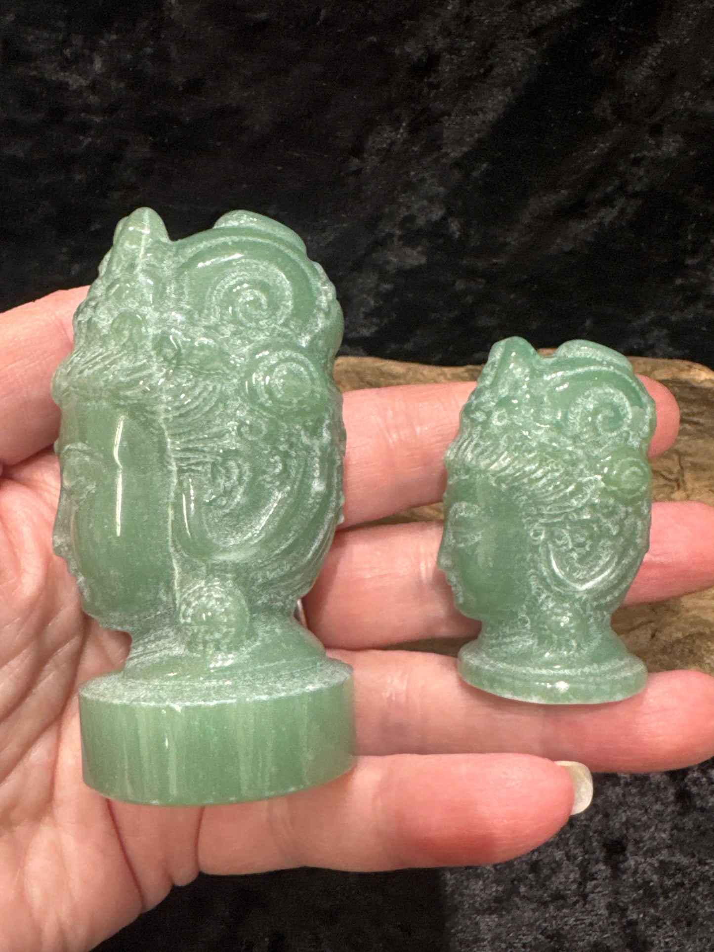 Green Aventurine Kuan Yin Carving