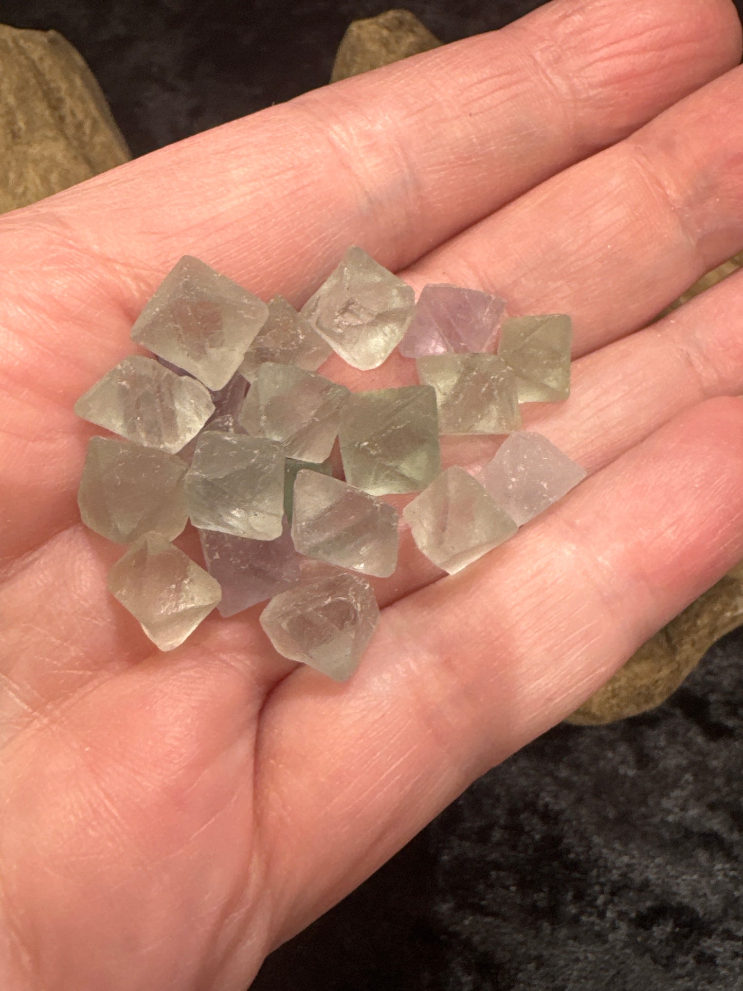 Fluorite octahedron