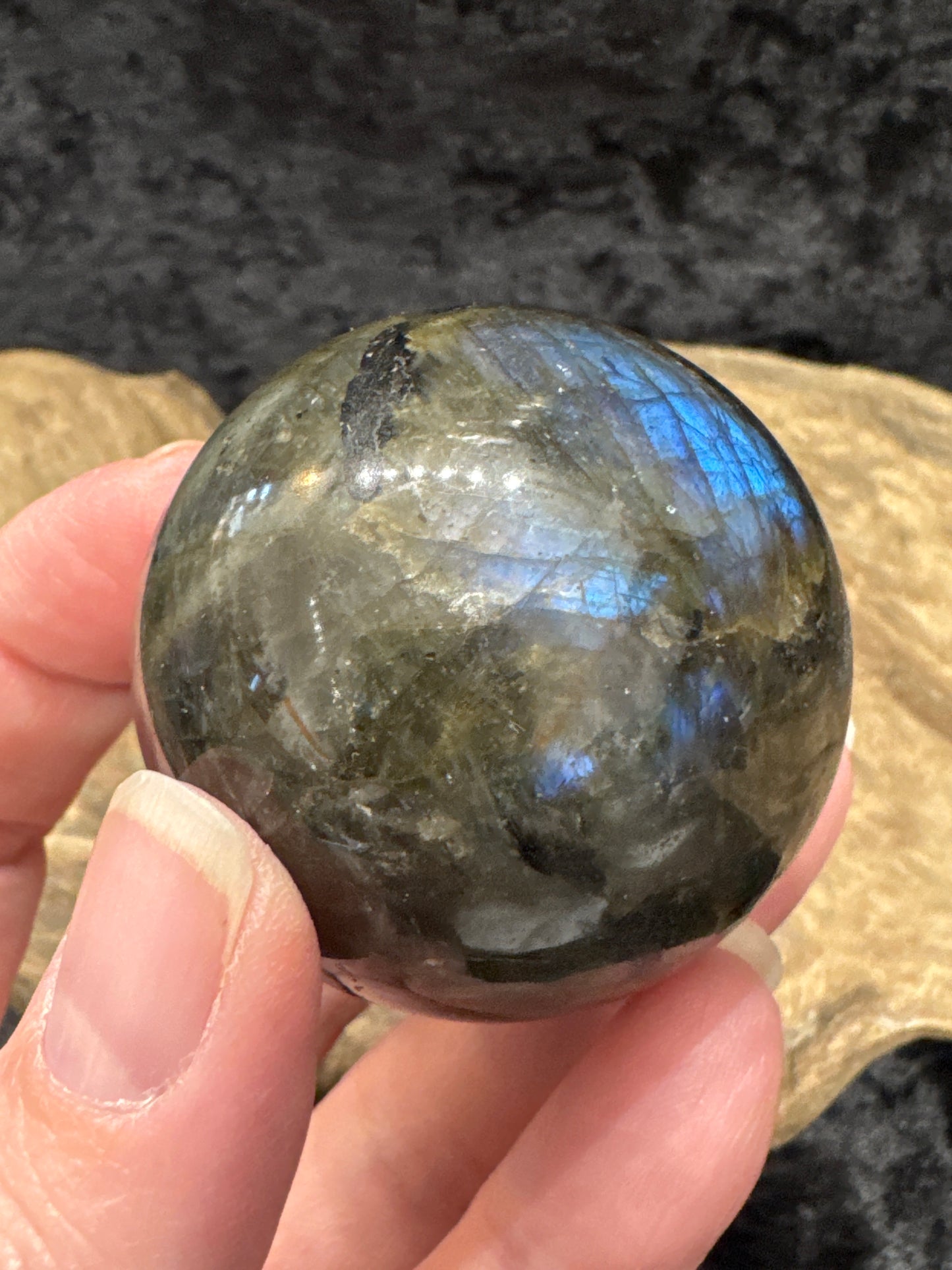 Labradorite sphere