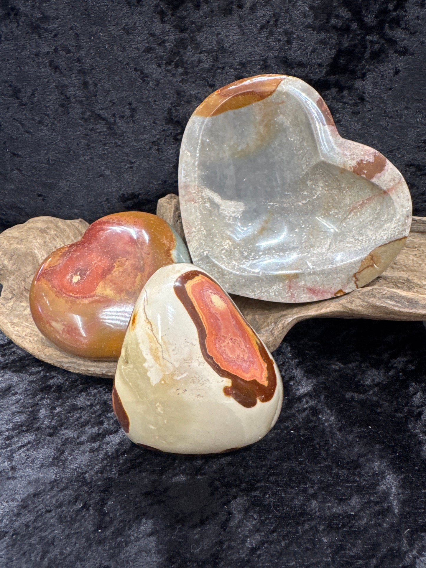 Polychrome Jasper Carvings