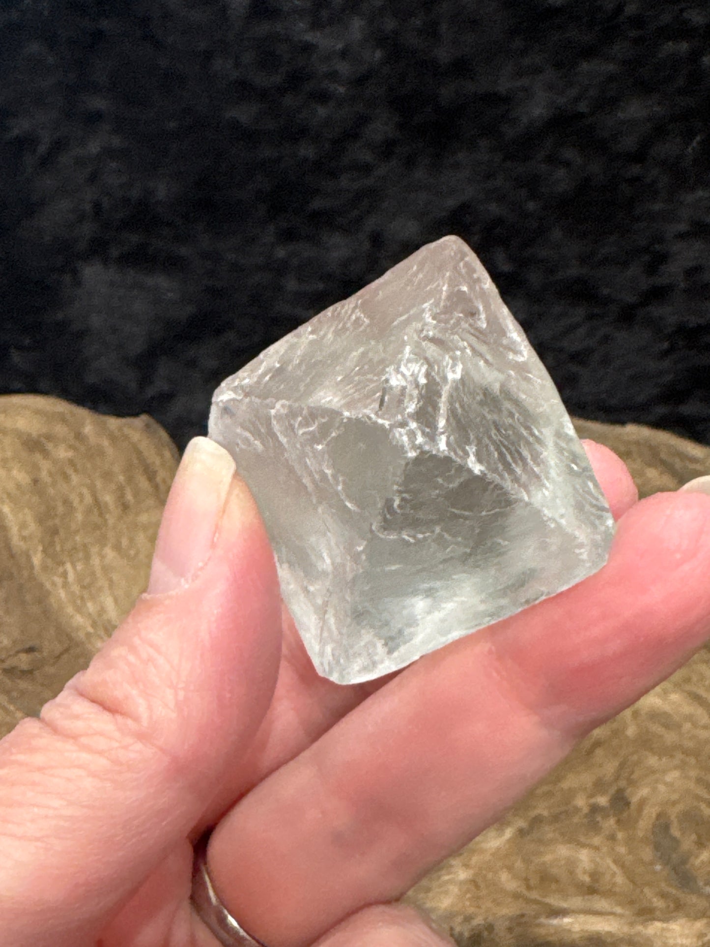 Fluorite octahedron