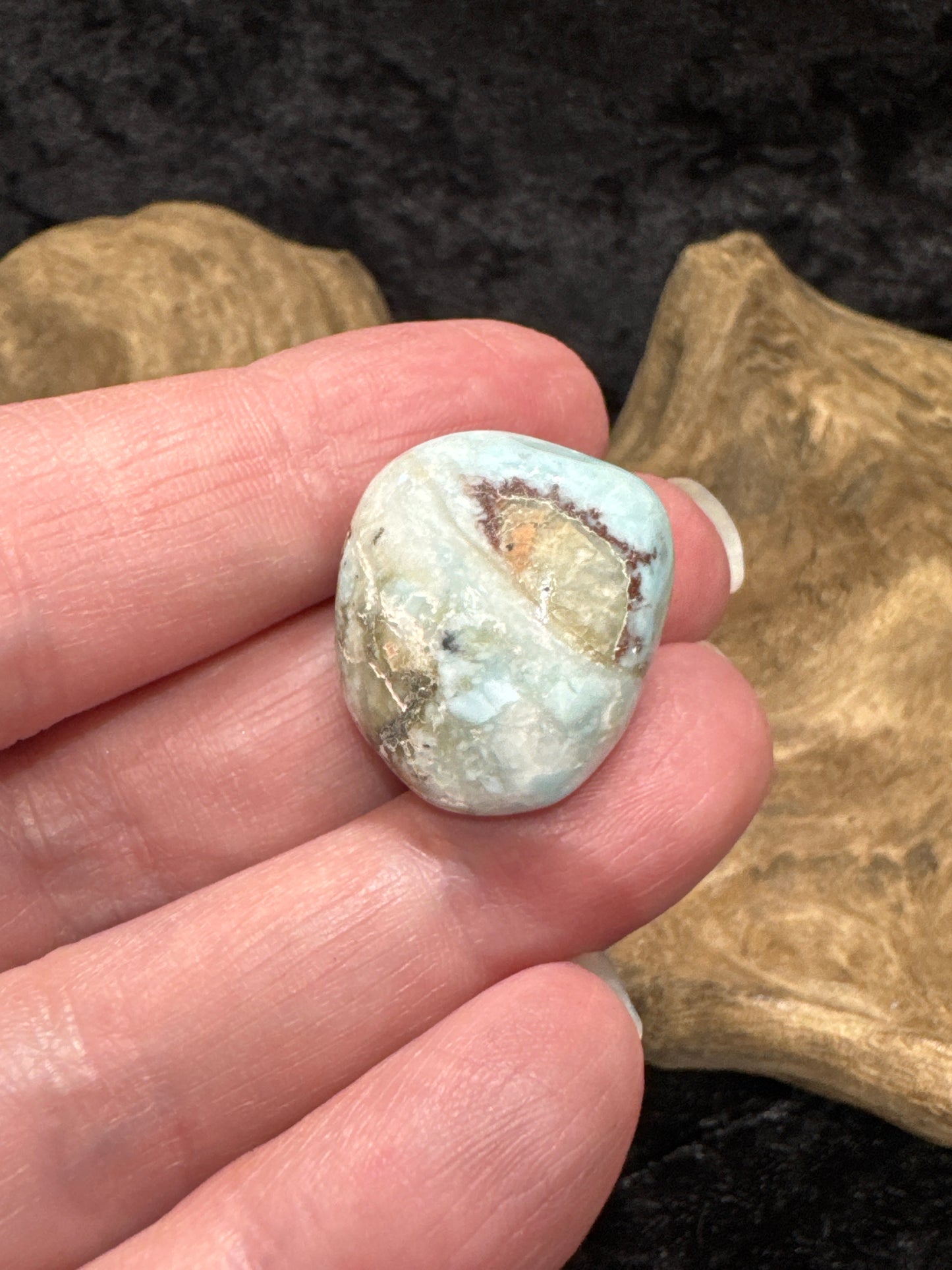 Larimar tumbled stone