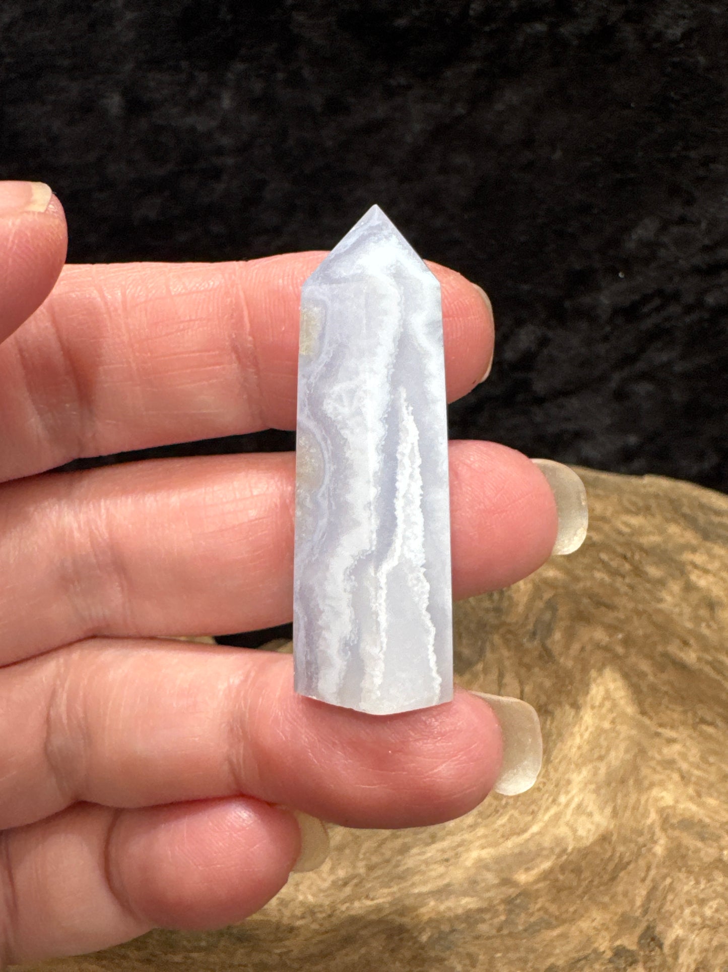 Blue Lace Agate tower