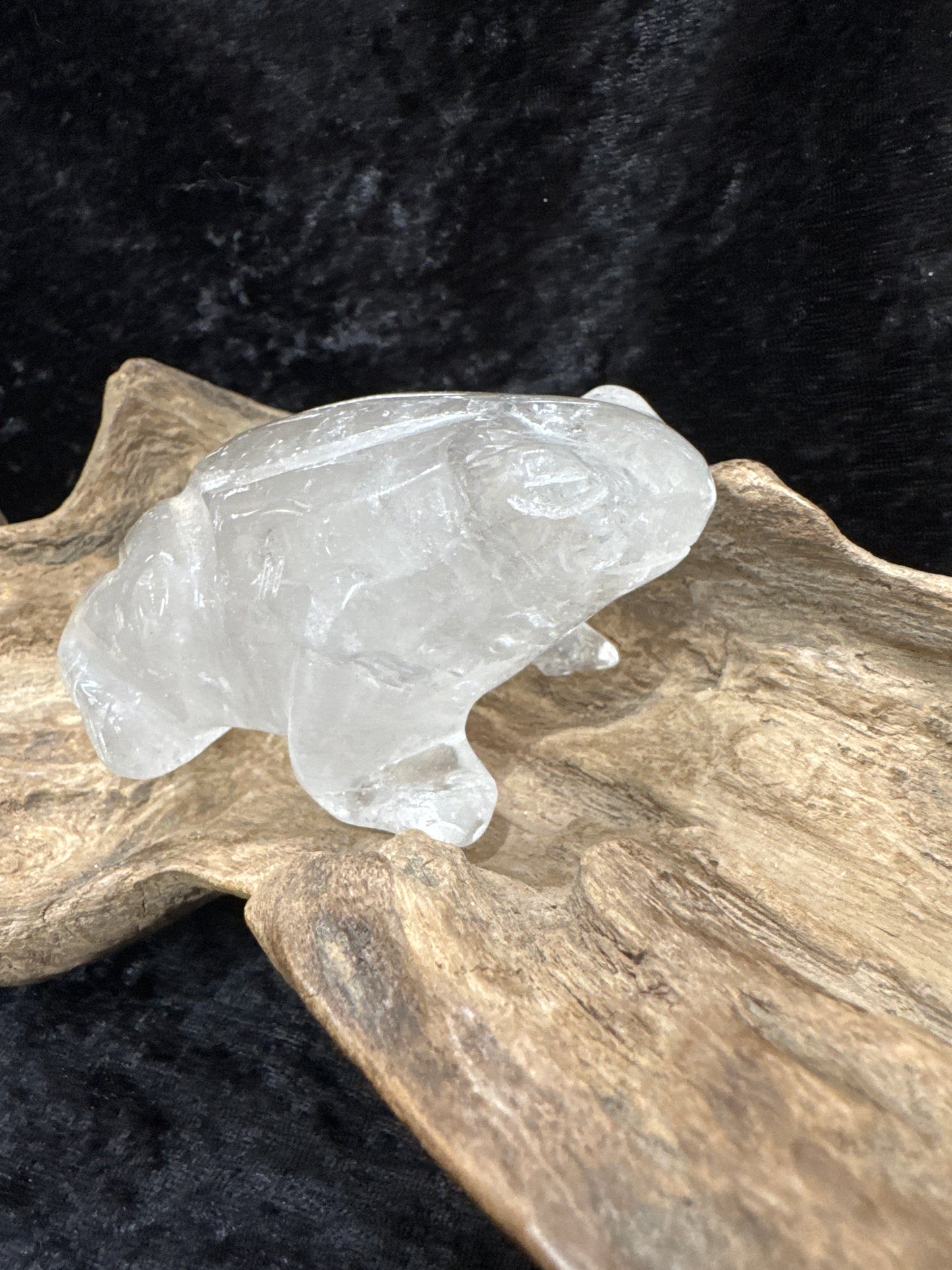 Smokey Quartz frog