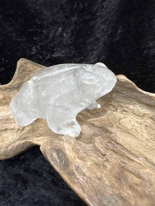 Smokey Quartz frog