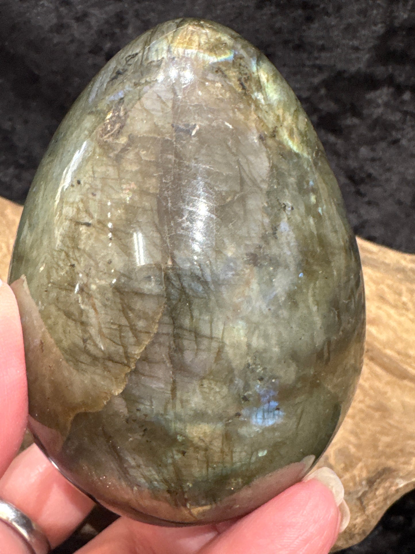 Labradorite egg