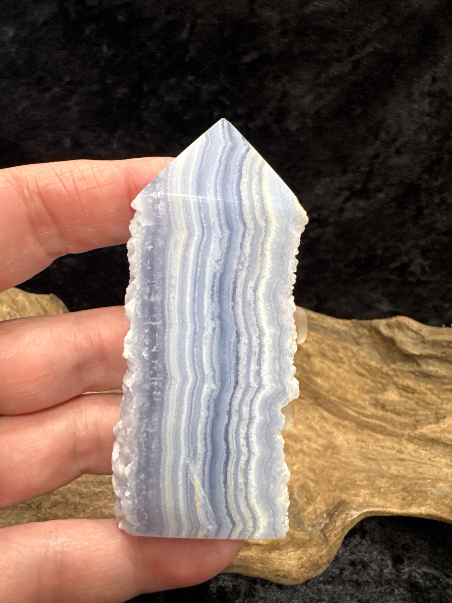 Blue Lace Agate tower - premium