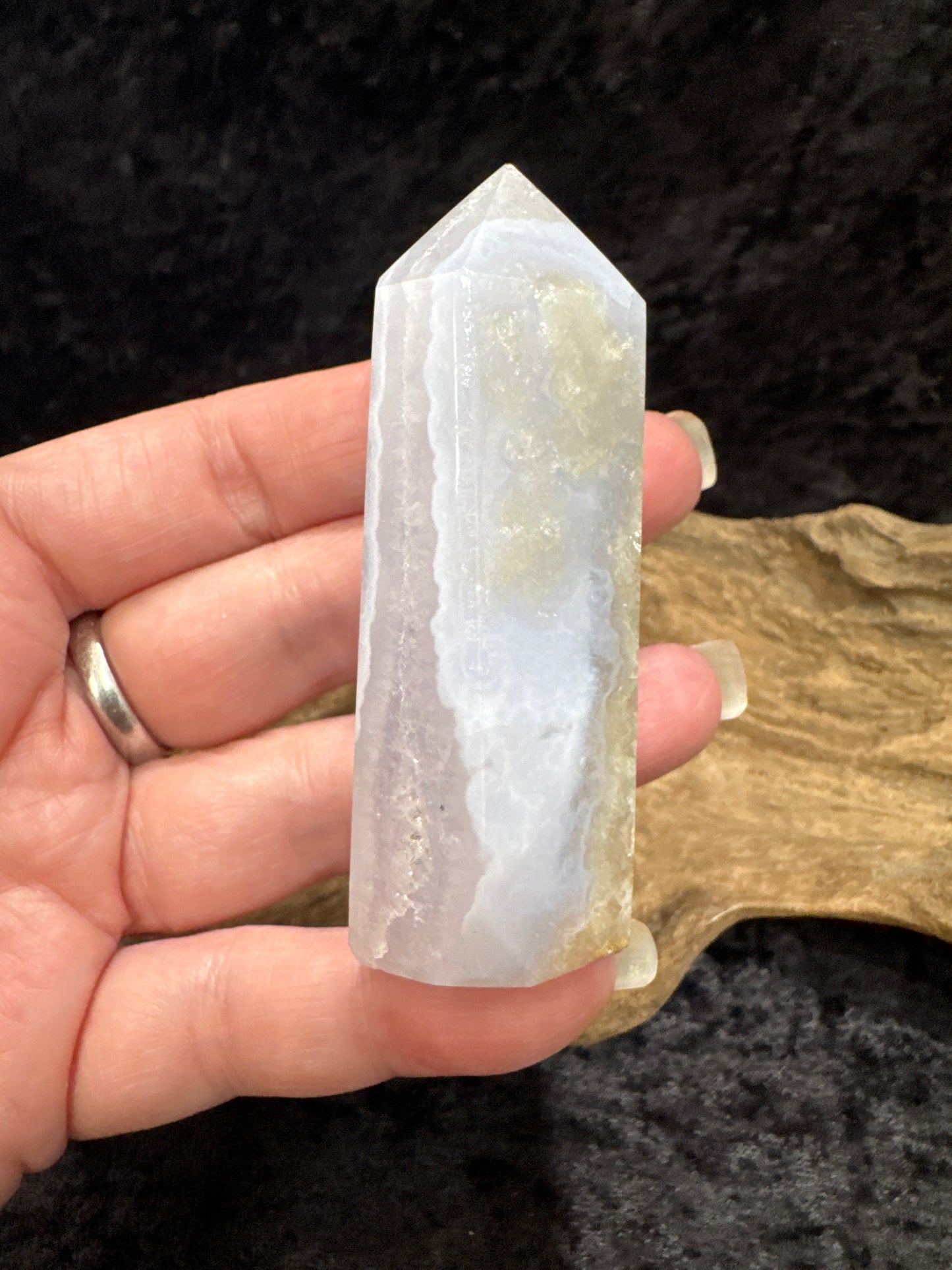 Blue Lace Agate tower