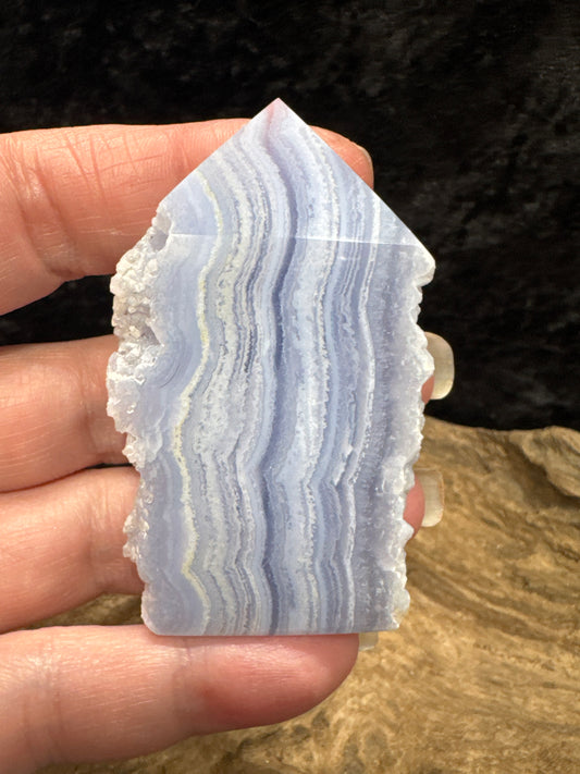 Blue Lace Agate tower - premium