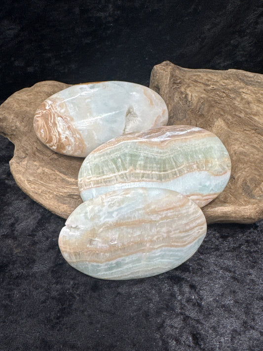 Caribbean Calcite Palm Stone - Pakistan