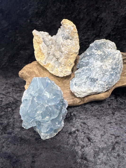 Celestite Clusters - Medium