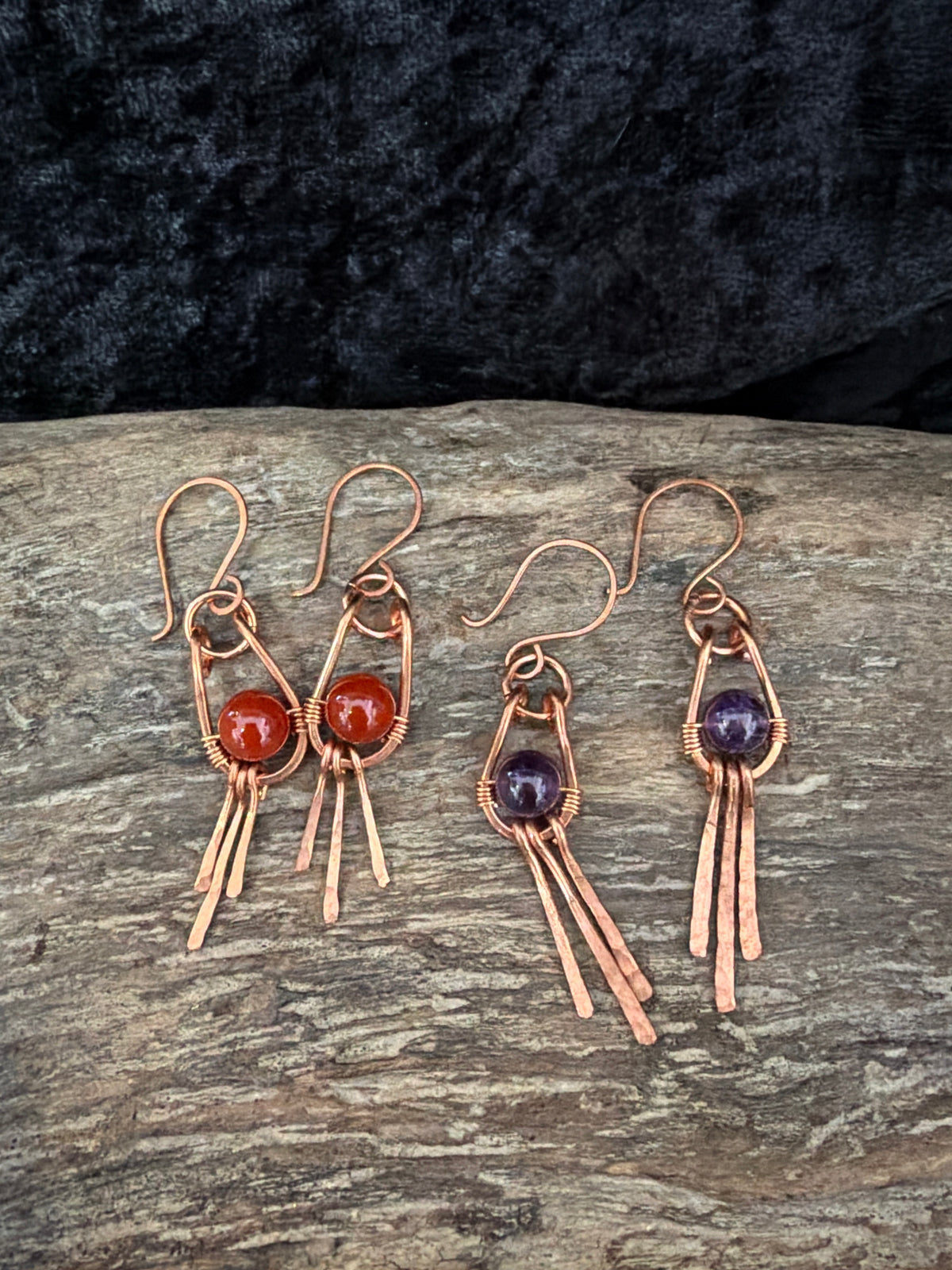Goddess temple earrings