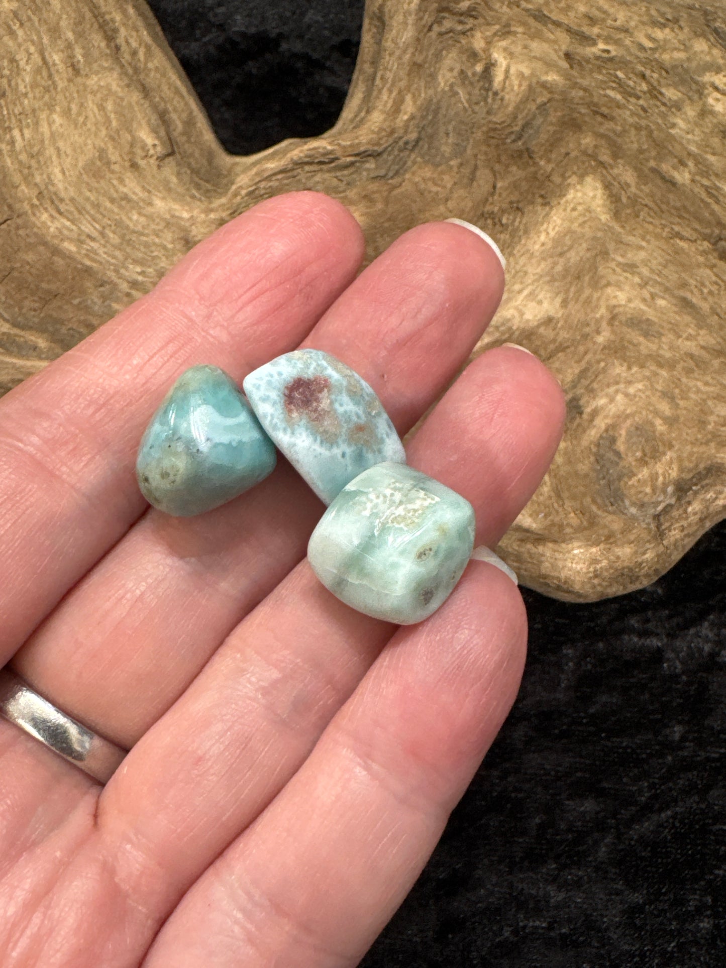 Larimar tumbled stone