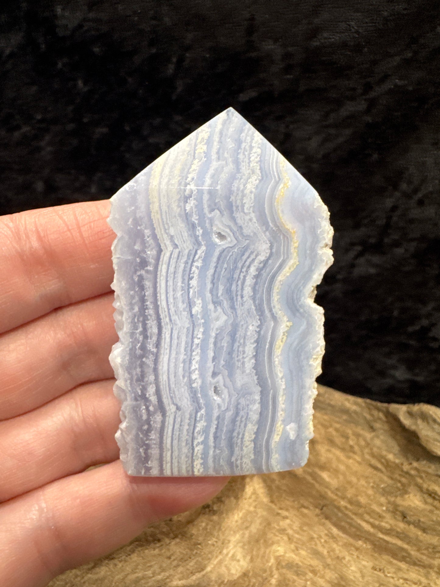 Blue Lace Agate tower - premium