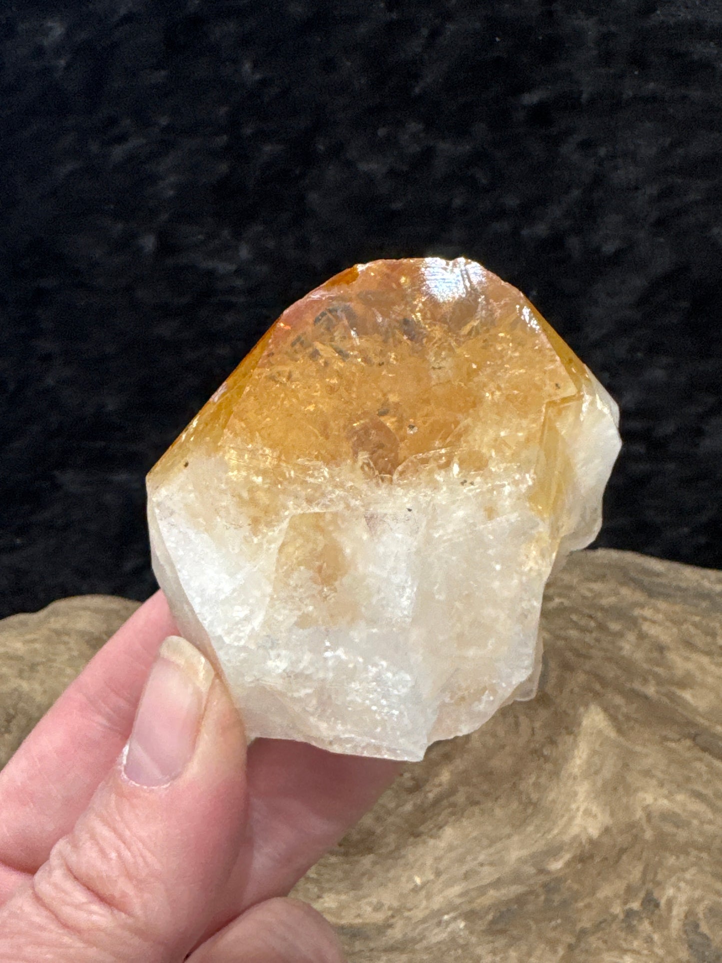 Citrine points & towers (heat treated Amethyst)