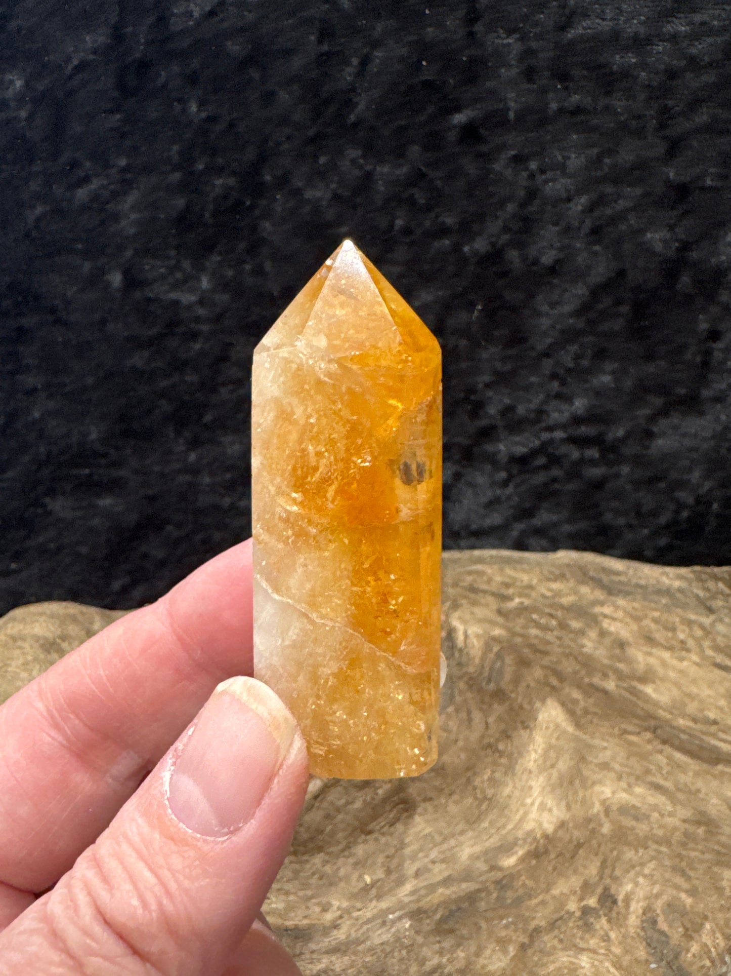 Citrine points & towers (heat treated Amethyst)