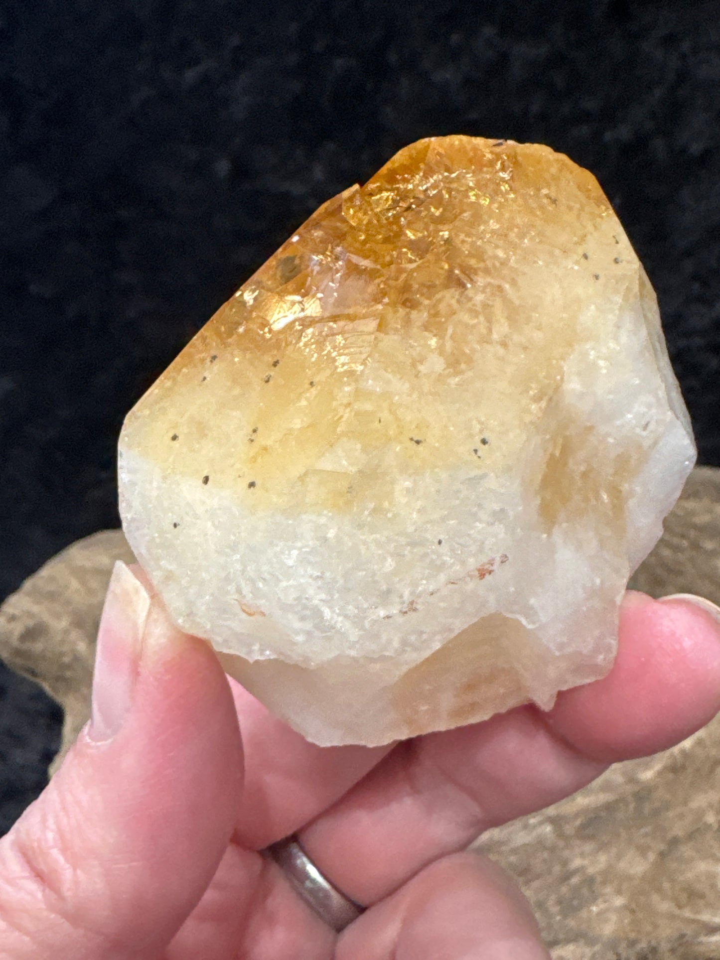 Citrine points & towers (heat treated Amethyst)