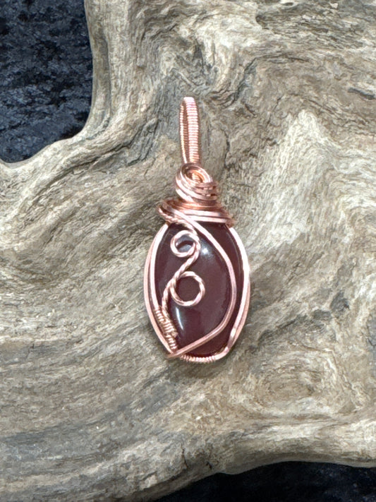 Carnelian wire wrap
