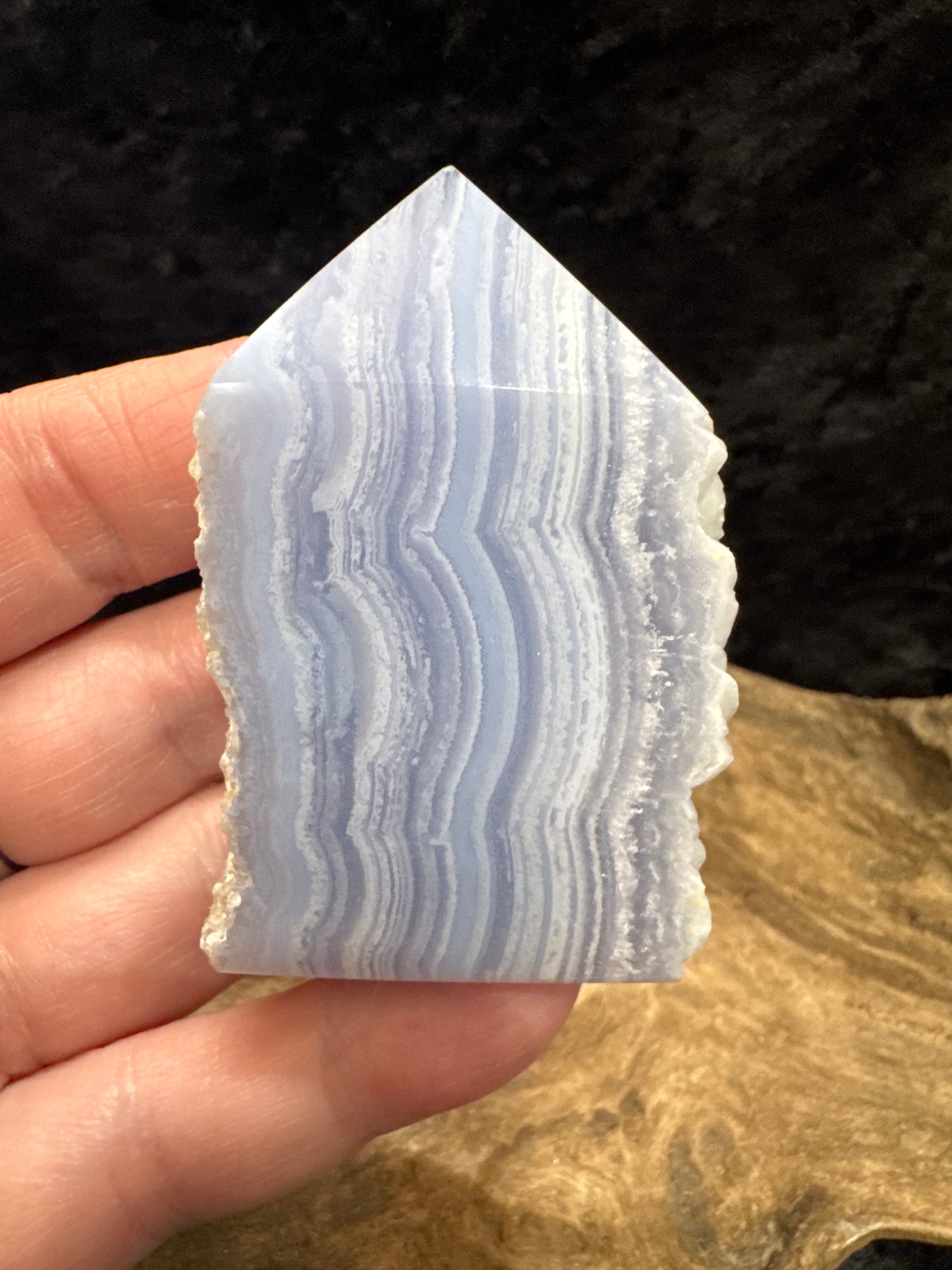 Blue Lace Agate tower - premium
