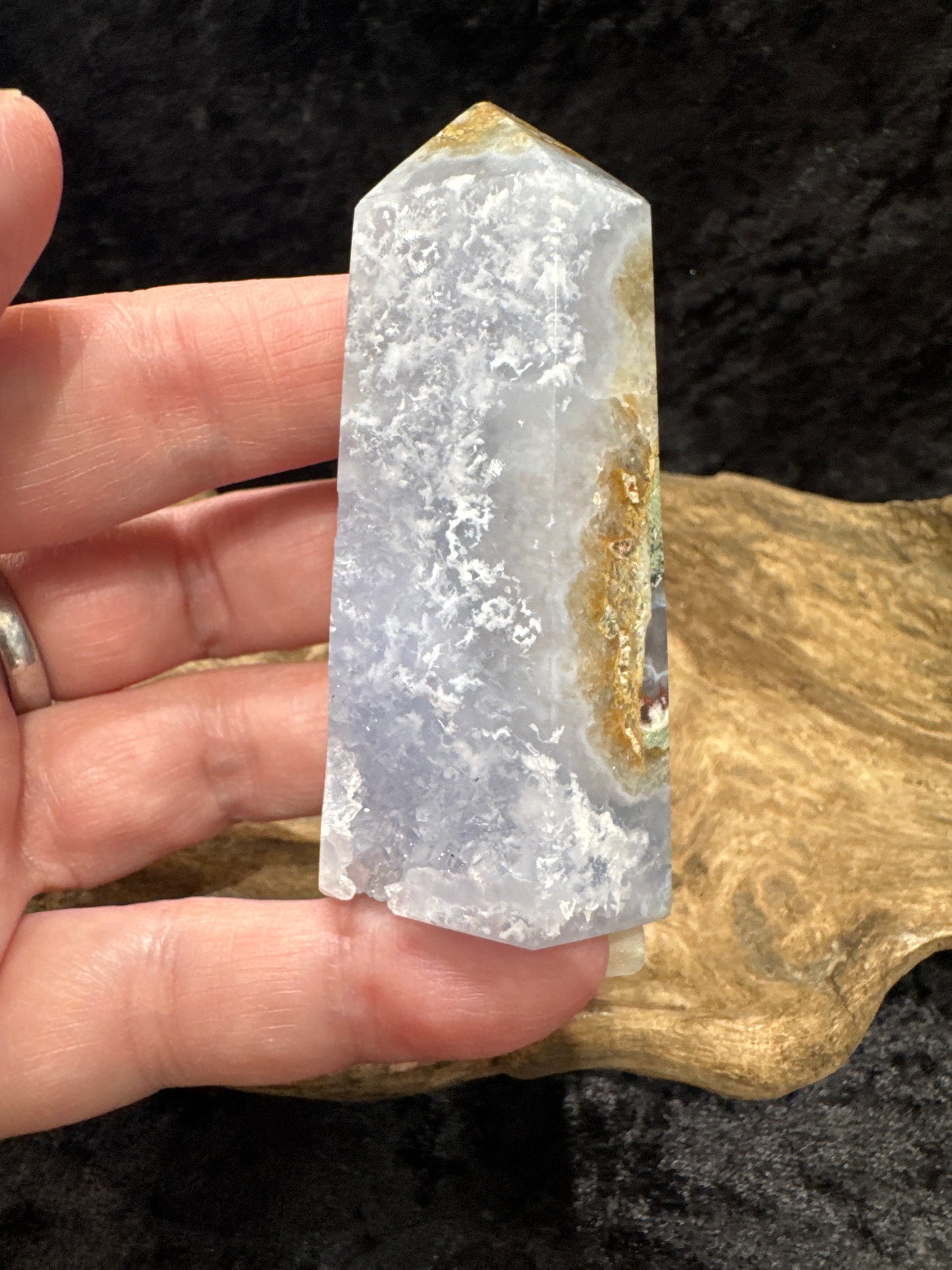Blue Lace Agate tower