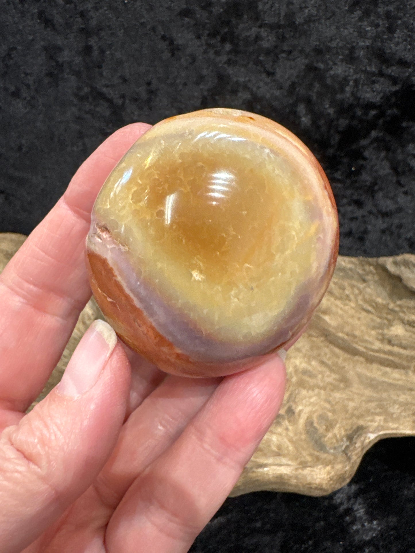 Polychrome Jasper Palm Stones