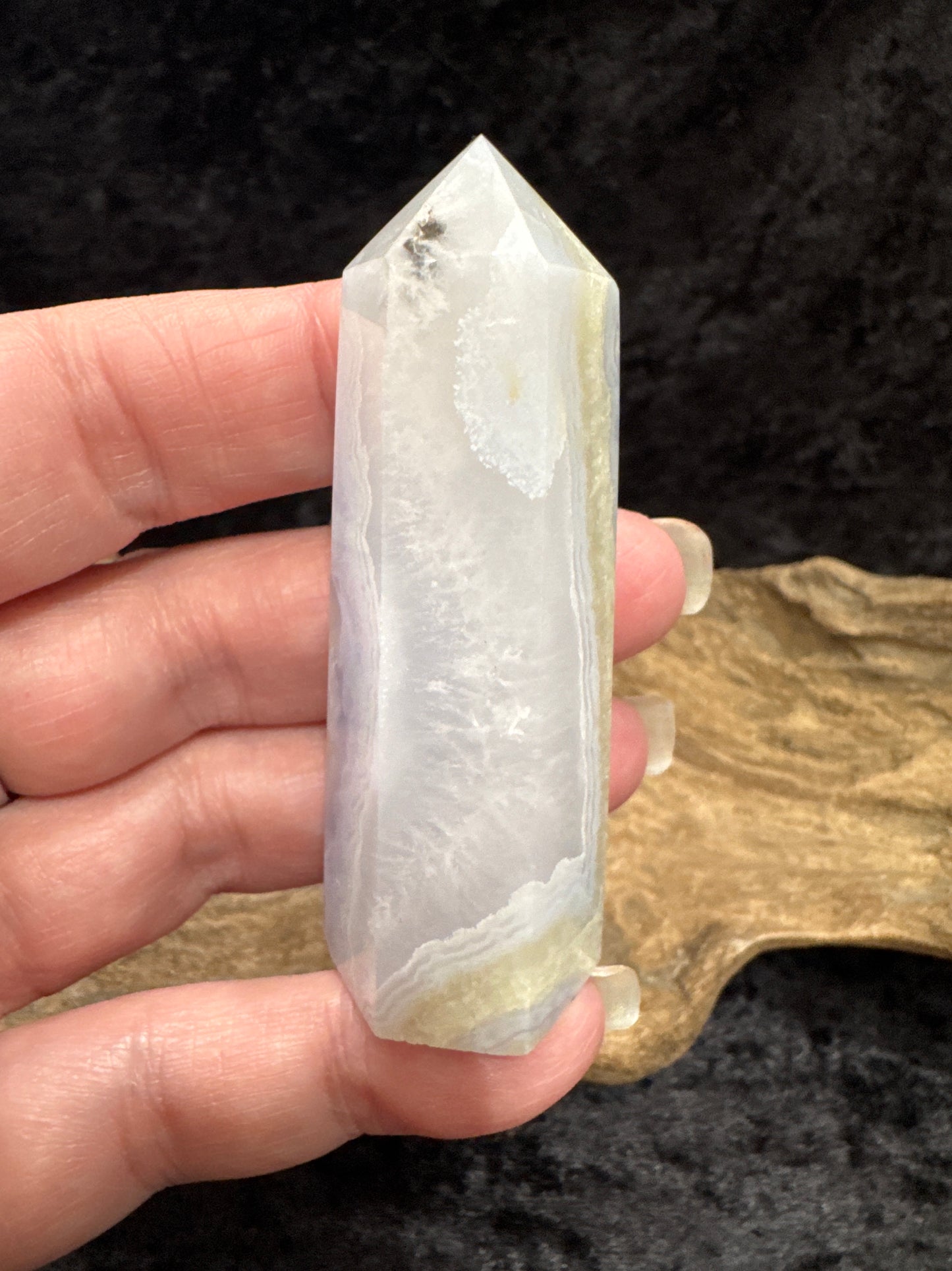 Blue Lace Agate tower