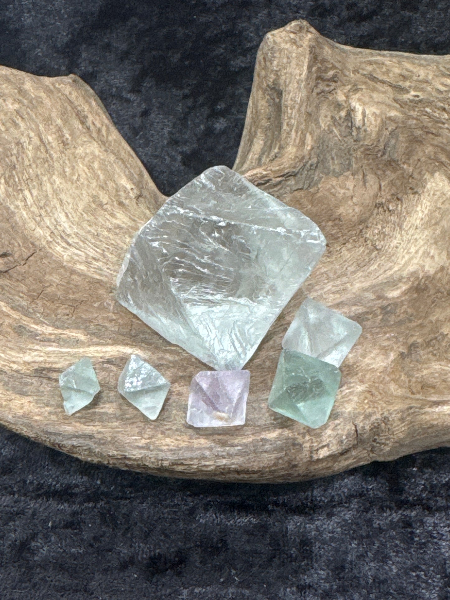 Fluorite octahedron