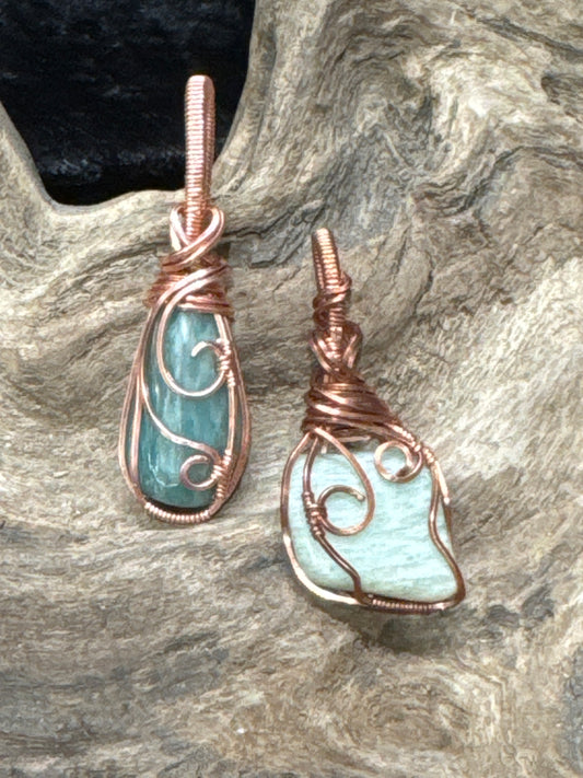 Amazonite wire wrap