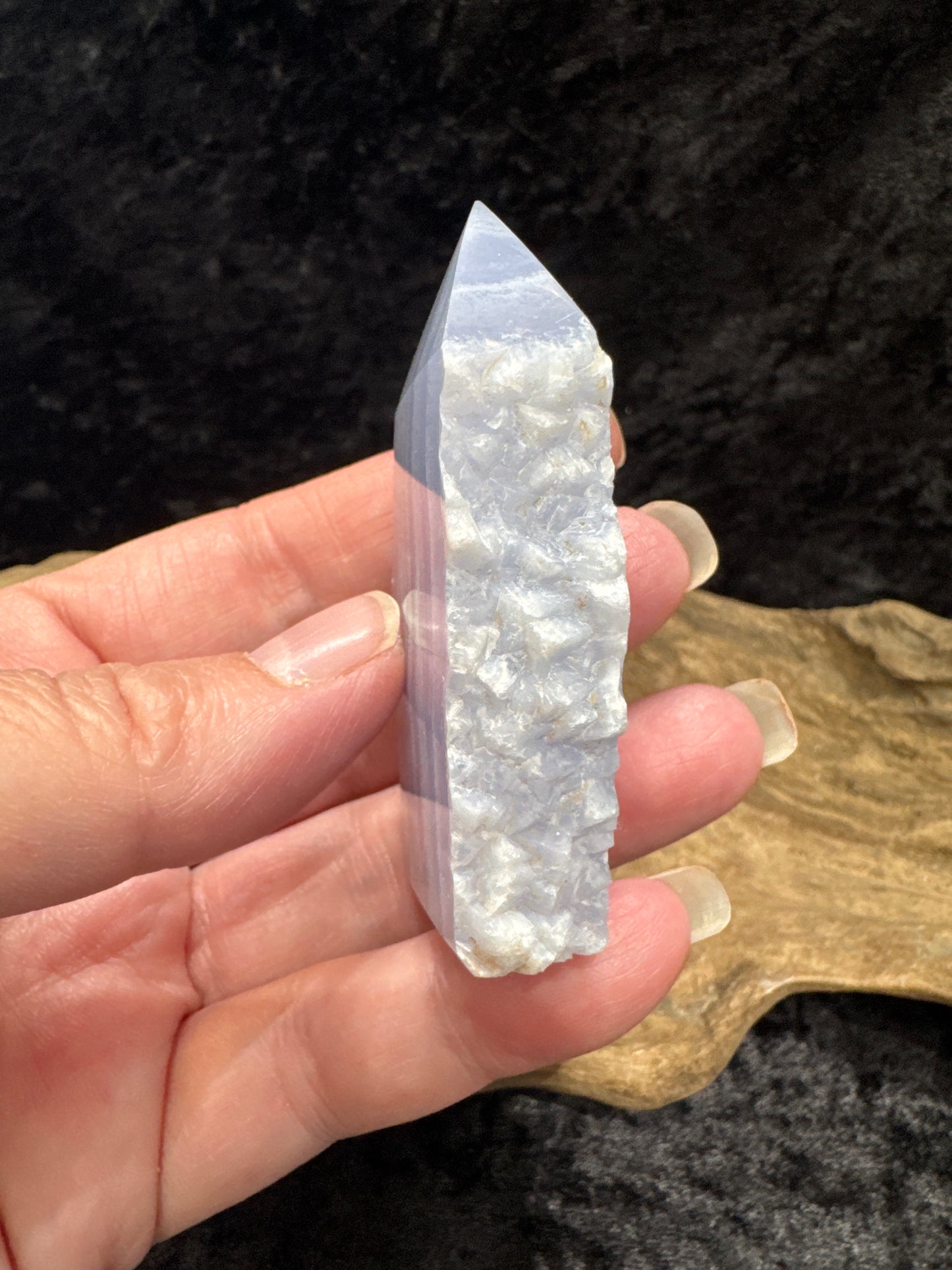 Blue Lace Agate tower - premium