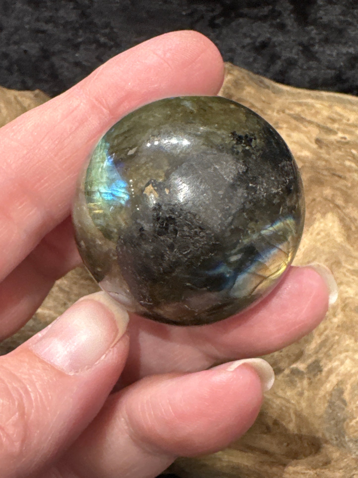 Labradorite sphere