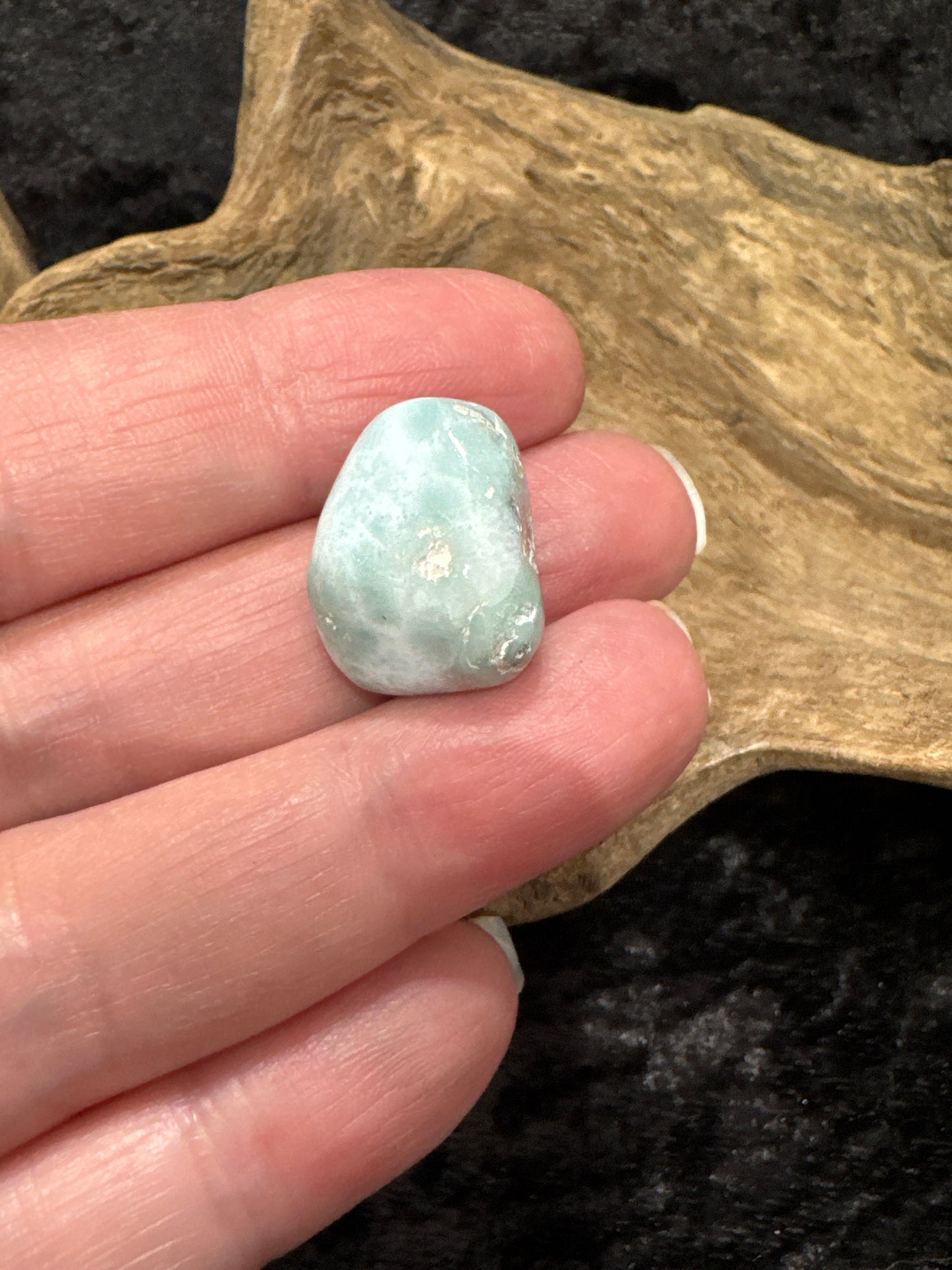 Larimar tumbled stone