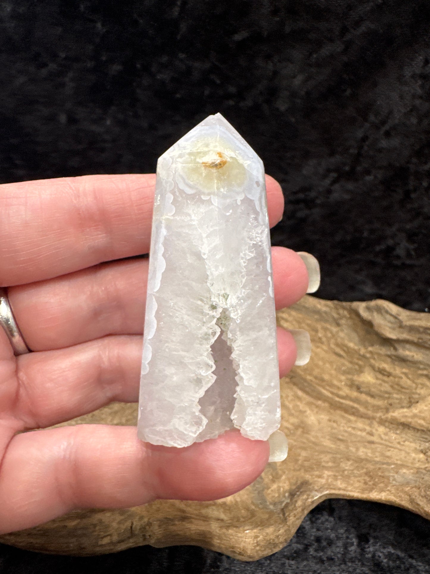 Blue Lace Agate tower