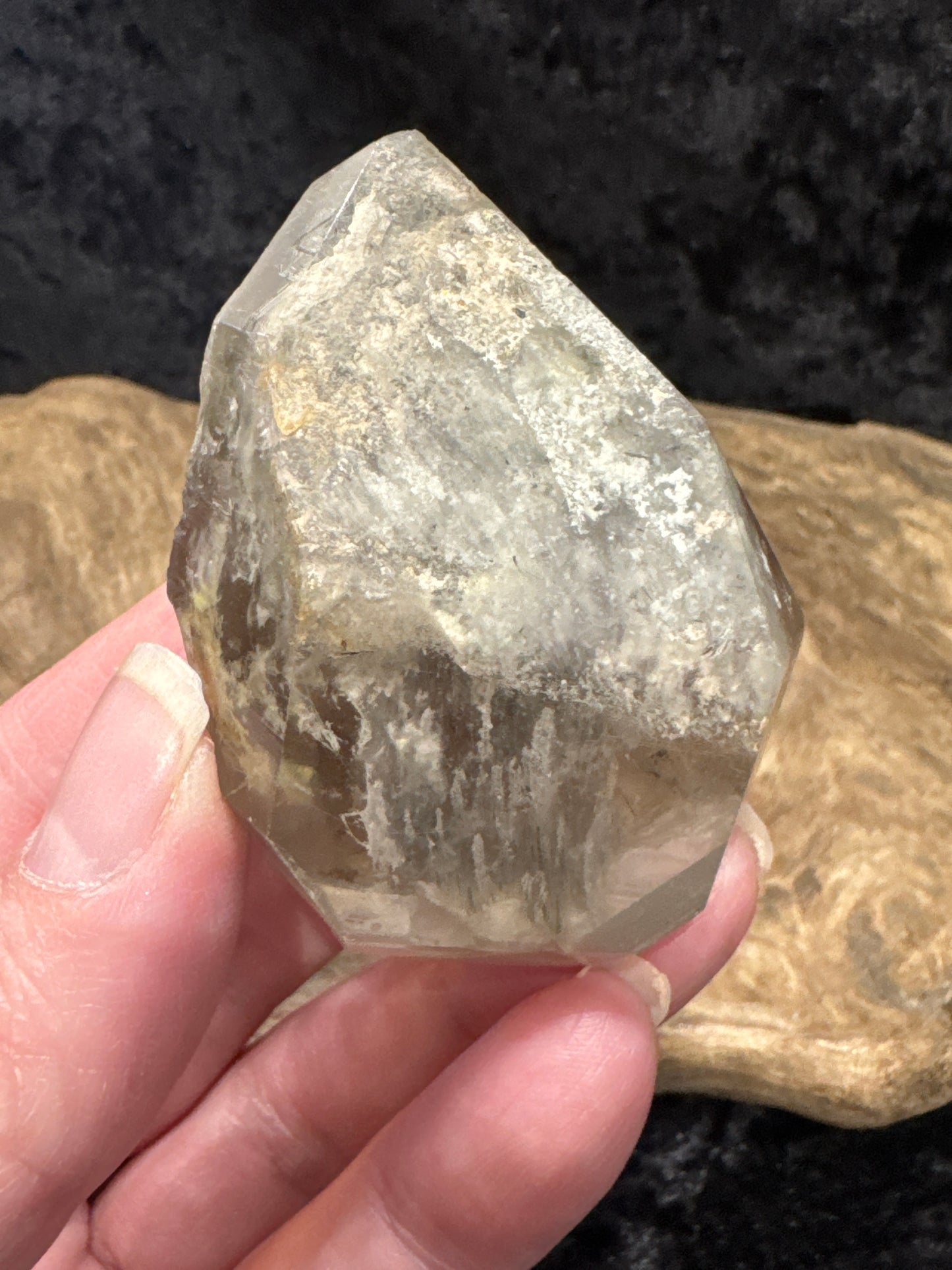Lodolite polished points