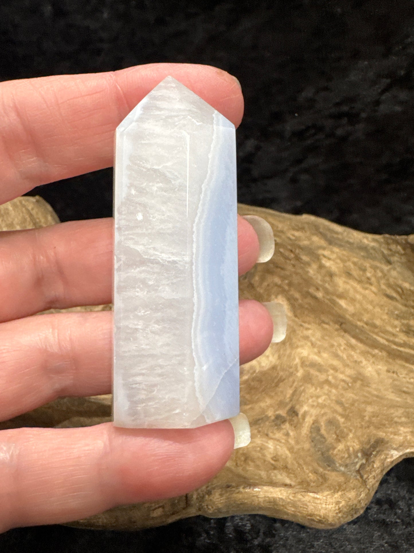 Blue Lace Agate tower