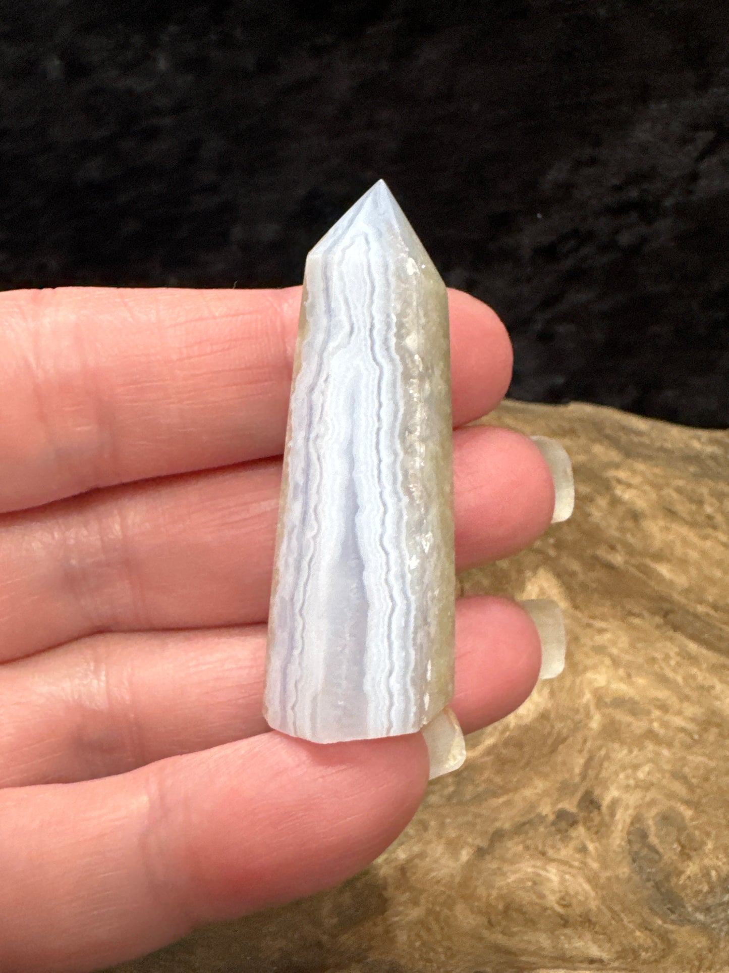 Blue Lace Agate tower