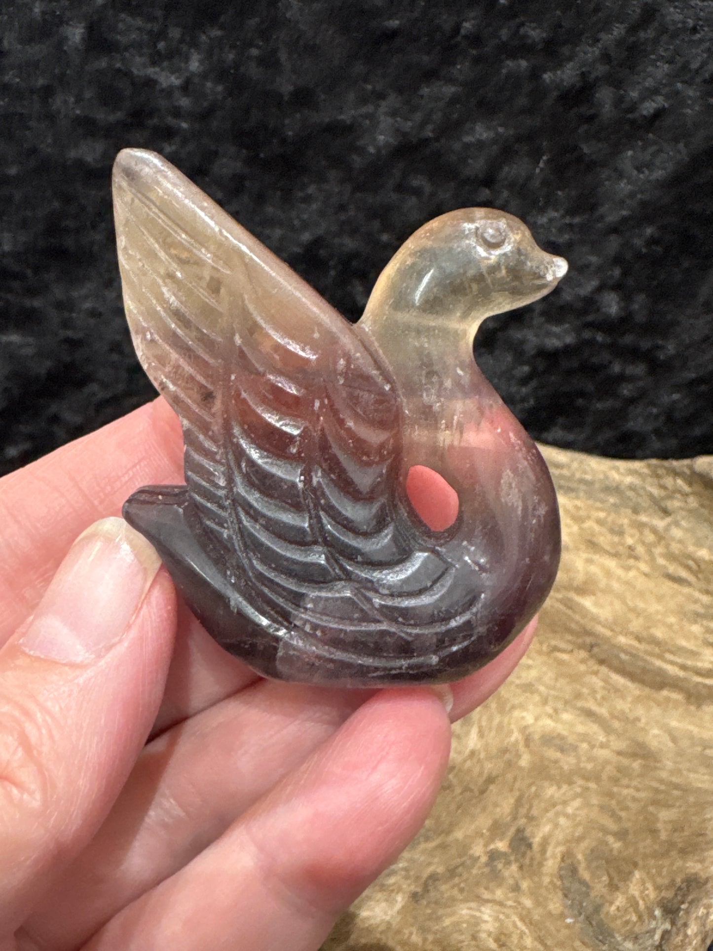 Fluorite Swans