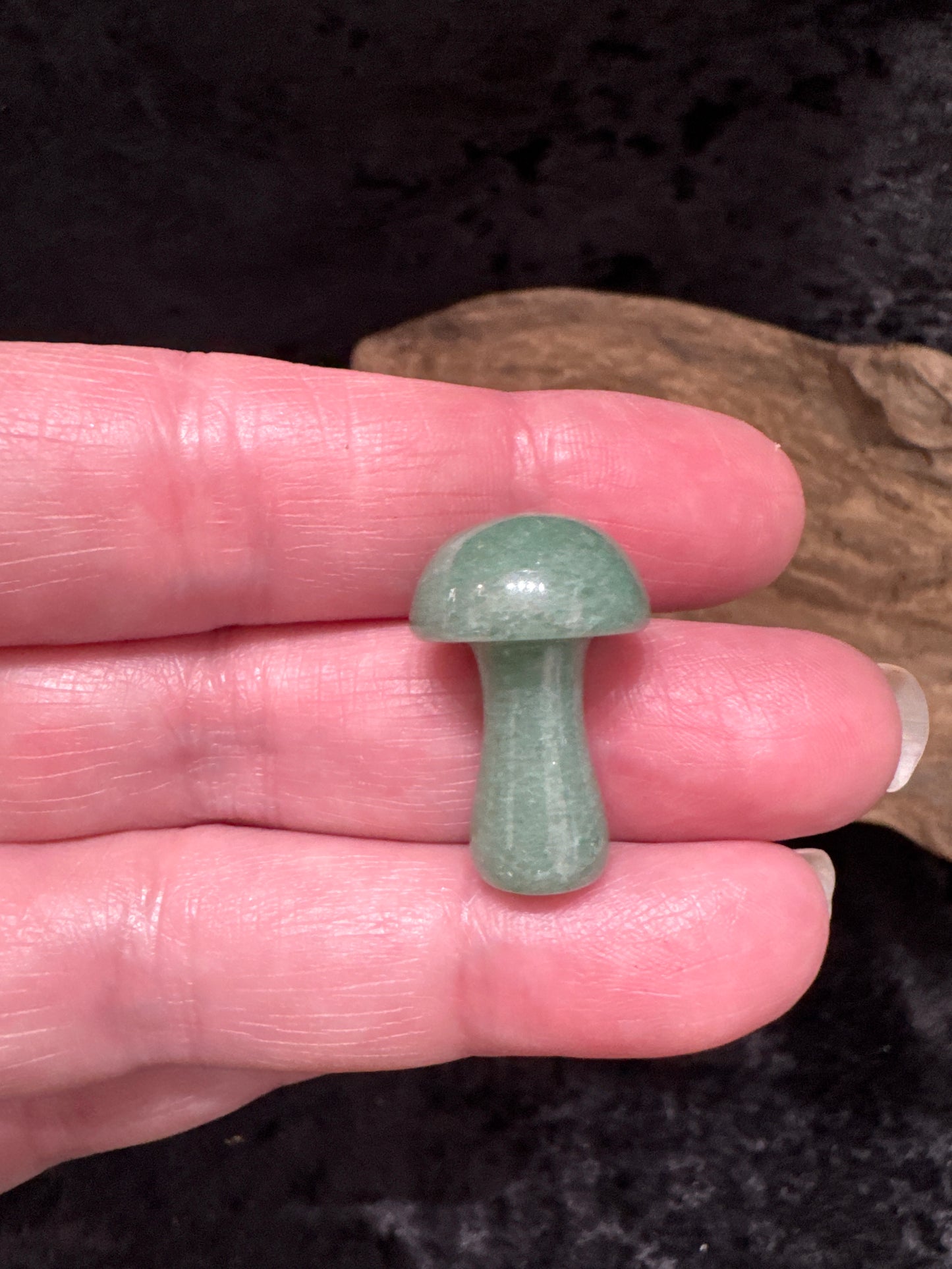 Gemstone mushroom carvings - Intuitive pick