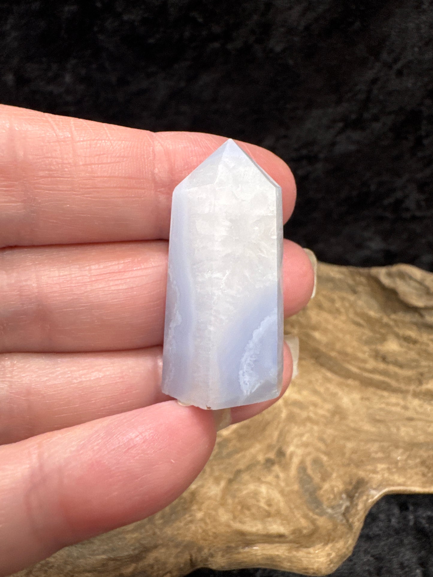 Blue Lace Agate tower