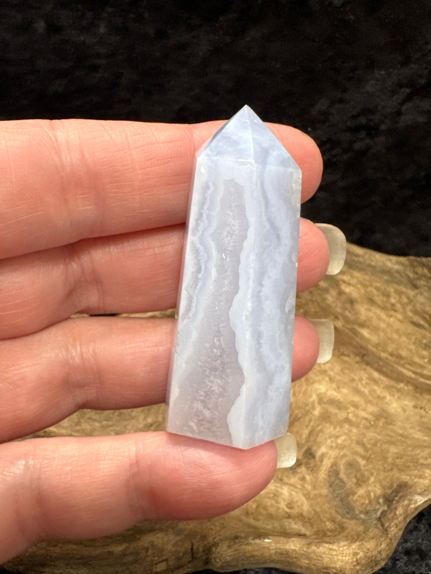 Blue Lace Agate tower